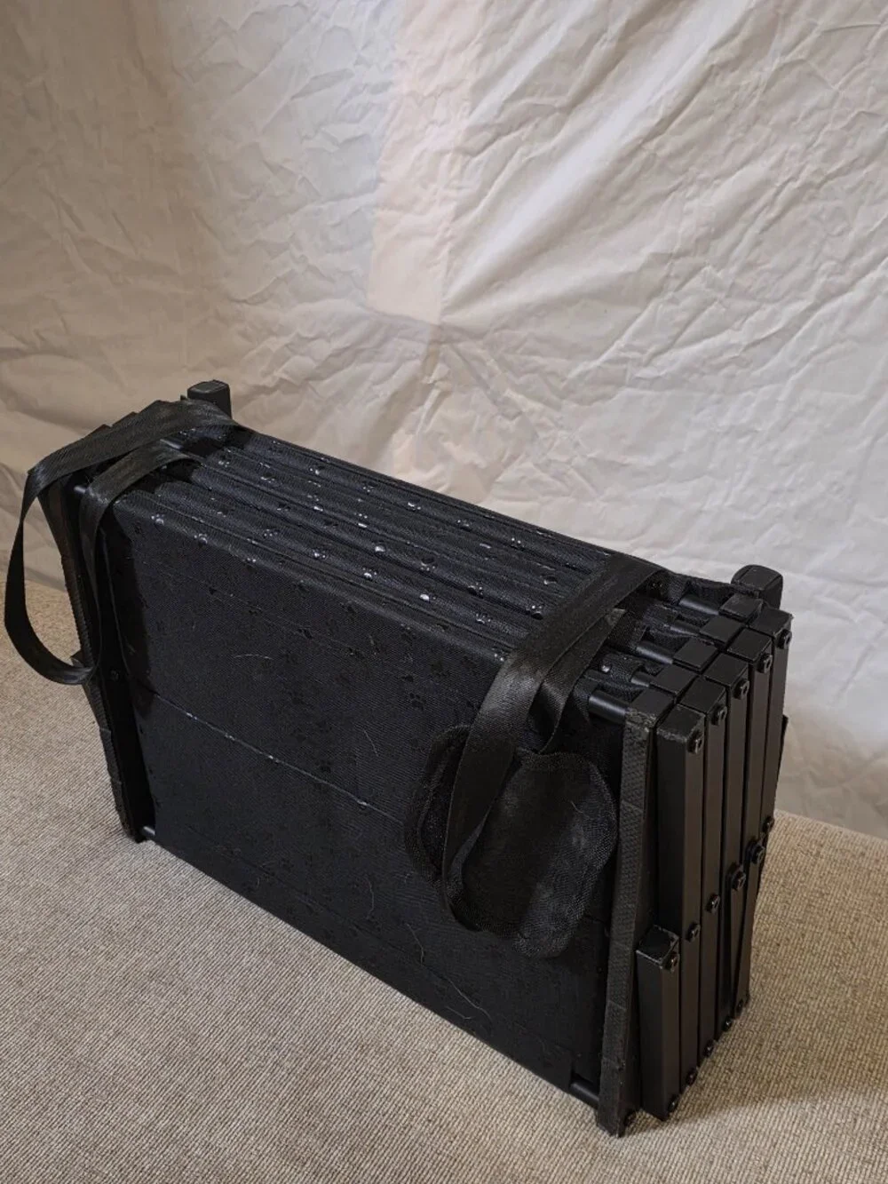Extra wide dog stairs for vehicle - foldable 6 step stairs